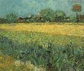 View of Arles with Irises, (1888)
