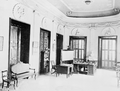 Original "Throne Room", currently Governor's Office, La Fortaleza in 1933. Photo by Jack E. Boucher. Historic American Buildings Survey.