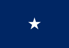 Flag of a United States Navy rear admiral (lower half).svg