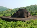 Left: Buddhist stupas at Bavikonda; Right: Udayagiri in the Eastern Ghats