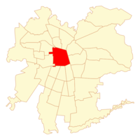 موقع مدينة سانتياگو في سانتياگو الكبرى