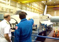 Shuttle simulator in Building 9 in 2006