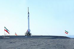 مراحل إطلاق الساتل پيشگام، يناير 2013.