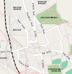 كلية بمبروك، أكسفورد is located in Oxford city centre