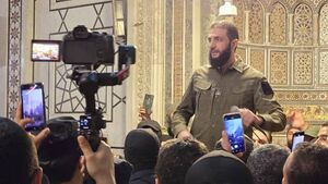 أبو محمد الجولاني بالجامع الأموي بدمشق 8 ديسمبر 2024