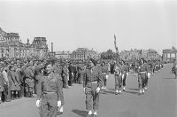 French forces in front of the Brandenburg Gate, Berlin 1946