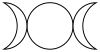 Triple Goddess Symbol.svg