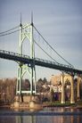 Portland, OR — St. John's Bridge, view of east tower from southwest.jpg