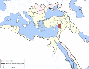 Aleppo Eyalet, Ottoman Empire (1609).png