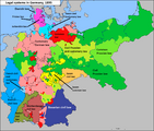 Different legal systems in Germany prior to 1900