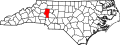 State map highlighting Iredell County