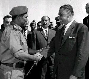 جعفر نميري وجمال عبد الناصر