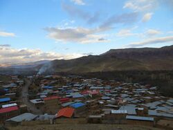 Bijegan village walls.