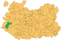 موقع البلدية في مقاطعة سيوداد ريـال