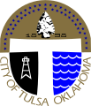 Seal of the City of Tulsa (1973–2008)