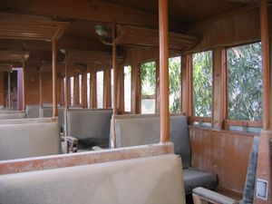 عربة مخصصة لركاب الدرجة الثانية.