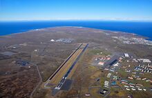 Aerial view of Keflavík International Airport