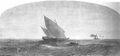 Capture of a Arab slave dhow by H. M. S. 'Penguin' off the Gulf of Aden - ILN 1867