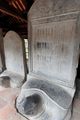 The Temple of Literature, steles with names of those successful at the imperial exams