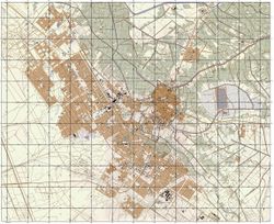 خريطة دقيقة لمدينة كربلاء