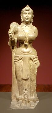 Didarganj Yakshi statue in the Bihar Museum.jpg