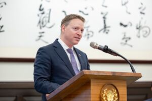 06.13 總統接見「美國前白宮副國安顧問博明乙行」 - Flickr id 53786911722.jpg