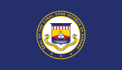 Former flag of the Panama Canal Zone (1915—1979)