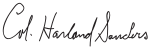 Harland Sanders Signature.svg