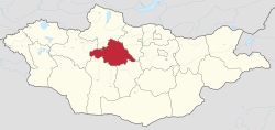 Arkhangai in Mongolia.svg