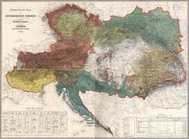 Ethnographic map of the Austrian Empire (1855) by de:Karl von Czoernig-Czernhausen