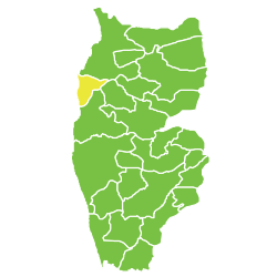 موقع ناحية الروضة في محافظة طرطوس.