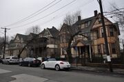 Queen Anne style tenements within the Barnum Palliser historic district in the South End, built by Barnum in the 1870s for working class families