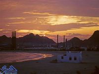 منظر للغروب في البريقه عام 1962