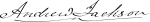 أندرو جاكسون's signature