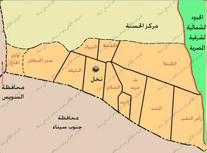 خريطة مركز نخل.