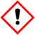 The exclamation-mark pictogram in the Globally Harmonized System of Classification and Labelling of Chemicals (GHS)