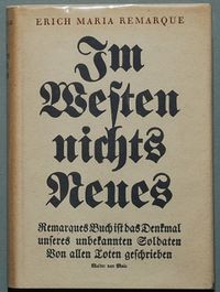 Remarque Im Westen nichts Neues 1929.jpg
