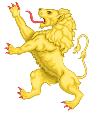 Belgian lion on the (current) official coat of arms