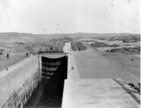 سد أسوان قيد الإنشاء 1900-1902