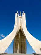 The Maqam Echahid, in Algiers, iconic concrete monument commemorating the Algerian war for independence