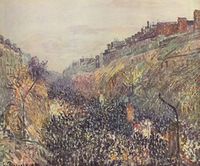 Faschingsdienstag auf dem Boulevard Montmartre bei Sonnenuntergang, 1897
