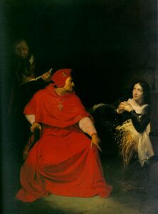 Joan of Arc, Sick, Interrogated in Prison by the Cardinal of Winchester, 1824, Musée des Beaux-Arts, Rouen, France.