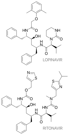 Lopinavir and ritonavir.svg