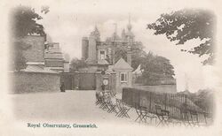 Royal Observatory, Greenwich, 1902ح. 1902, as depicted on a postcard