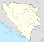Bihać is located in البوسنة والهرسك