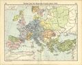 Map of Rus' in Europe in 1000 (1911)