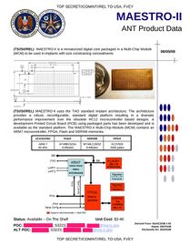 MAESTRO-II – Miniaturized digital core packaged into a multi-chip module (MCM)