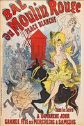 Bal au Moulin Rouge, Place Blanche, poster by Jules Chéret, 1889