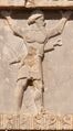 Sattagydian soldier of the Achaemenid army, circa 480 BCE. Xerxes I tomb.