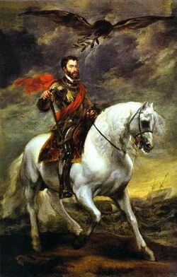 Anthony van Dyck- Portrait of Charles V on Horseback.JPG